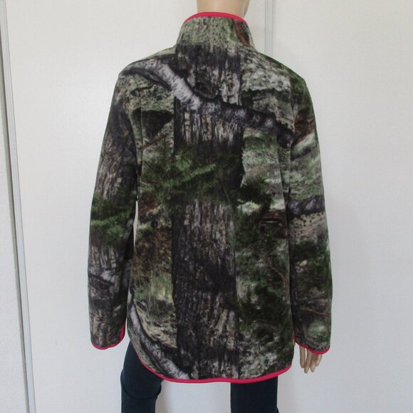🌸SOLD🌸 MOSSY OAK Jacket Size XL Full Zip Fleece - Picture 7 of 13
